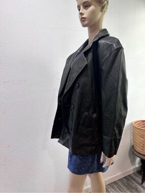 Alija outerwear vintage Leather Jacket brown